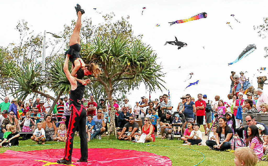 SECOND FLIGHT: Locals will again be treated to the Kirra Kite Festival.